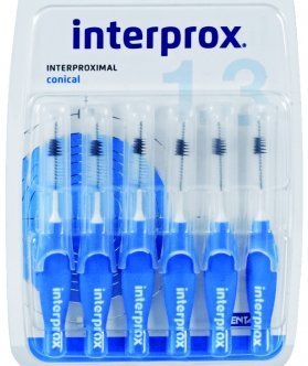 Interprox blauw conisch 1.3