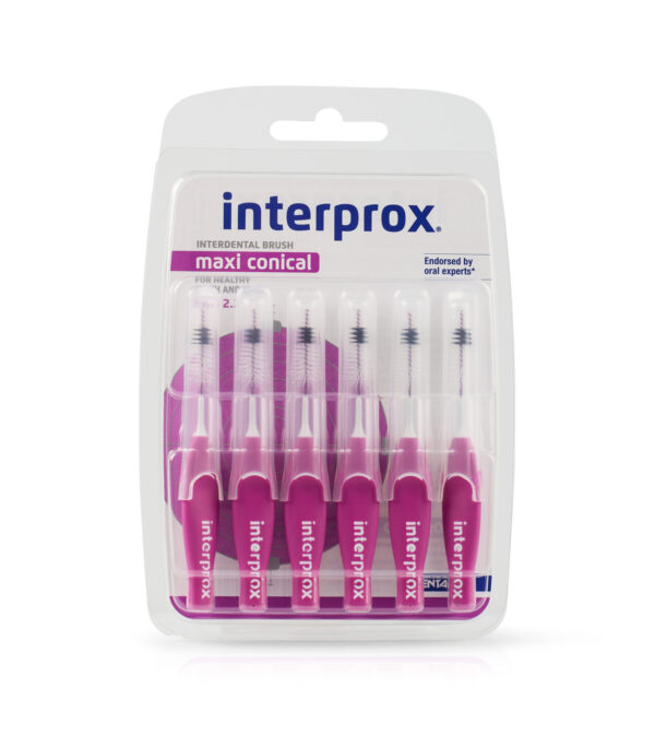 Verpakking met consich Interprox Ragers paars 2.3
